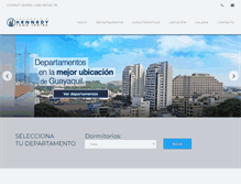 Tablet Screenshot of departamentosenguayaquil.com